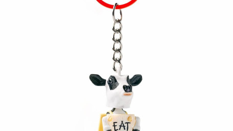 Cow Keychain