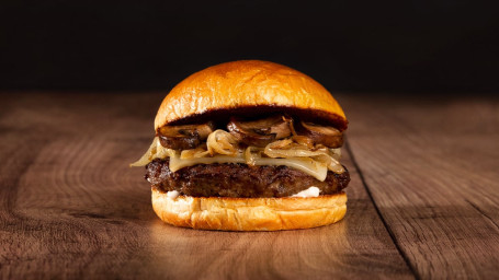 Il Cheeseburger Svizzero Ai Funghi