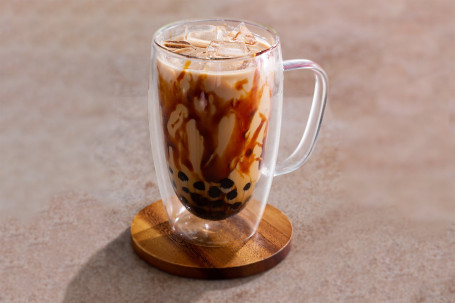 Hēi Táng Zhēn Zhū Nǎi Chá Dòng Black Sugar Bubble Milk Tea Cold