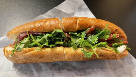 Singapore Sausage Banh Mi