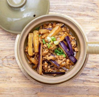 Yǒu Jī Miàn Shì Jiā Zi Sù Eggplant W/ Sweet Organic Miso Sauce Vegetarian