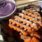 Sweet Potato Fries With Ube Fluff