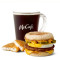 Pasto Mcmuffin All'uovo Con Salsiccia Jalapeno E Formaggio