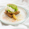 Chǎo Dàn Bái Niú Yóu Guǒ Qiáo Mài Wō Fū Avocado Scramble Egg White Buckwheat Waffle