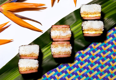 Spam Egg Musubi Wǔ Cān Ròu Dàn Fàn Tuán