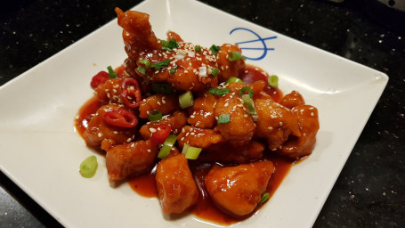 Sticky Sesame Chicken Tián Là Bào Gǔ Jī