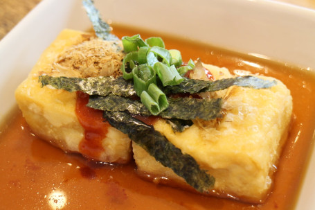 Agedashi Tofu Rì Shì Zhà Dòu Fǔ (V)