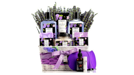 Set Regalo Spa Con Aromaterapia Lavanda Lilla