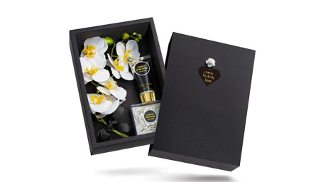 Lovery You Are My Love Set Regalo Con Orchidea Bianca