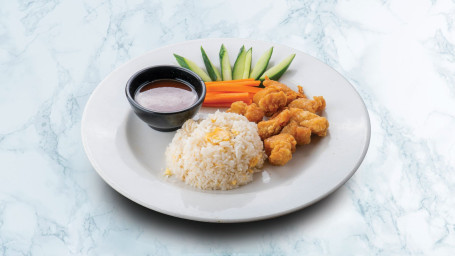 Super Vegan Katsu With Steamed Rice