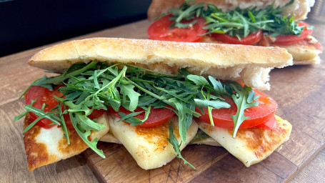 Halloumi Sandwich Wıth Homemade Sourdough Ciabatta