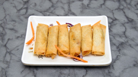 Vegetable Spring Rolls (6) Sù Chūn Juǎn