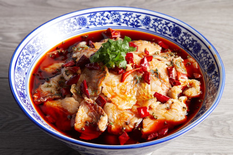 F2 Xiāng Là Shuǐ Zhǔ Yú Poached Sliced Fish In Szechuan Chilli Oil