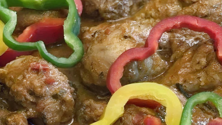 Poul Nan Sos (Creole Stew Chicken)