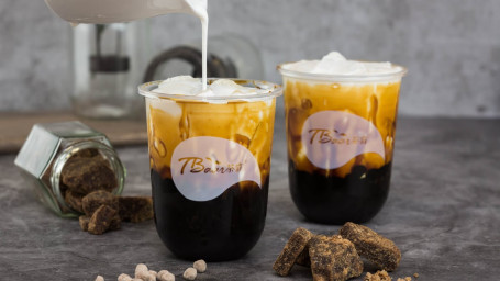 Brown Sugar Bubble Milk Tea (Hot) Hēi Táng Zhēn Zhū Nǎi Chá