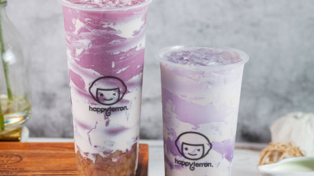 A8. Purple Taro Milk Tea With Boba