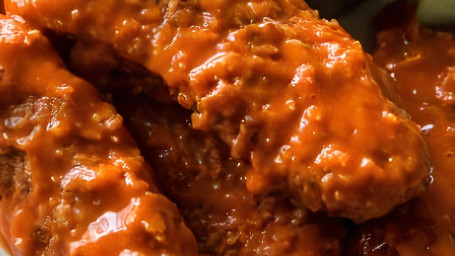 Buffalo Chicken Fingers (5 Pieces) With Fries