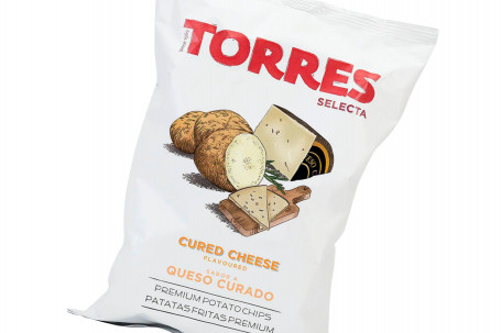 Torres Cured Cheese Potato Crisps 150G