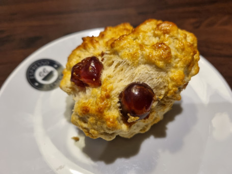 Freshly Baked Cherry Scone