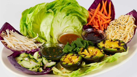 (Porzione Intera) Wrap Di Lattuga Thai Con Avocado Alla Griglia