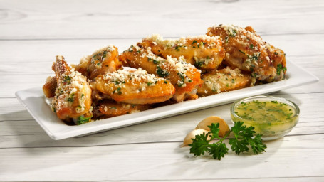 Courageous Garlic Parmesan Wings