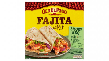 Old El Paso Smoky Bbq Fajita Kit 500G