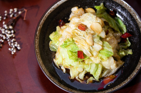 Cabbage With Infused Spicies Oil Shǒu Sī Bāo Cài