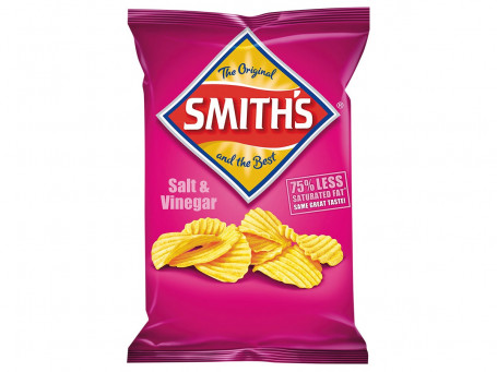 Smiths Salt Aceto Crinkle Cut 170G