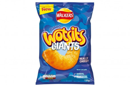 Walkers Wotsits Giants Snack Al Formaggio 130 G