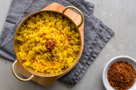 Nasi Kunyit (2 Serves) With Nyonya Spicy Dried Shrimp