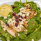 Chicken Spinach Salad With Feta Chopped Almonds