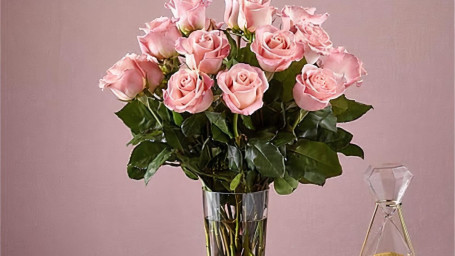 18 Long Stem Pink Roses