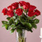 12 Long Stem Red Roses