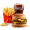 Trio Double Quarter Pounder Con Formaggio [890-1320 Cal]