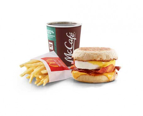 Trio Di Bacon Mcmuffin Con Uova [470.0 Cal]