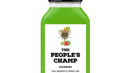 The People's Champ( Pear, Green Apple, Spinach, Mint)