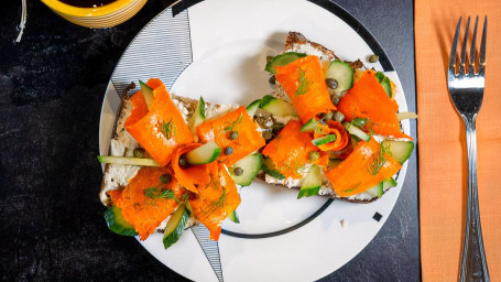 Carrot Lox Toast