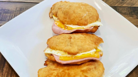 Domplin Ham, Eggs Cheese