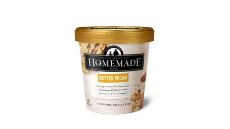 Pint Homemade Brand Butter Pecan