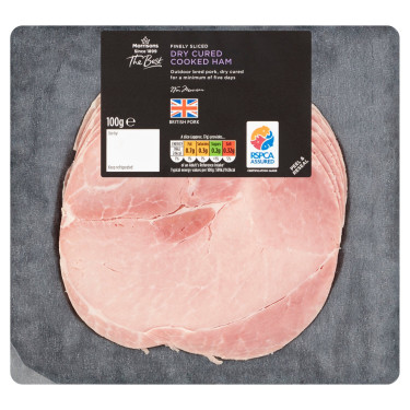 Morrisons Il Miglior Prosciutto Cotto Stagionato A Fette Sottili 100 G