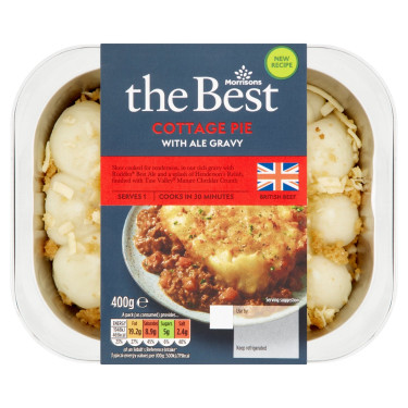 Morrisons The Best Cottage Pie Con Ale Gravy 400G