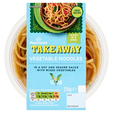 Noodles Da Asporto Morrisons 250G