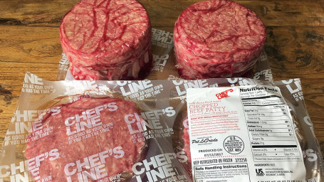 Fresh Chuck Brisket Short Rib Blended Steak Burgers (8 Pcs. 6 Oz.