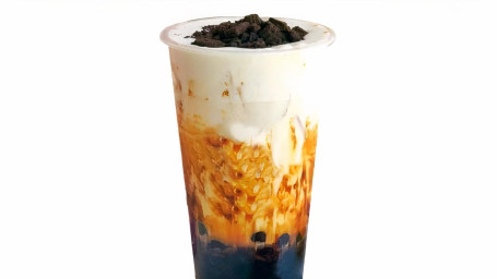 Oreo Charcoal Bubble Milk Tea