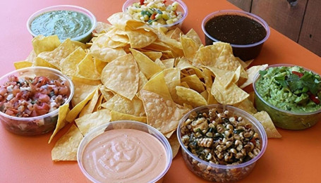 Build Your Own Salsa Bar! (W/ 5 Salsas)