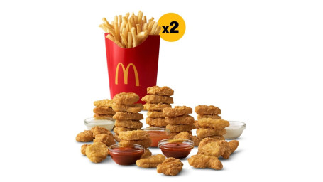 40 Pz. Chicken Mcnuggets 2 Patatine Fritte Grandi