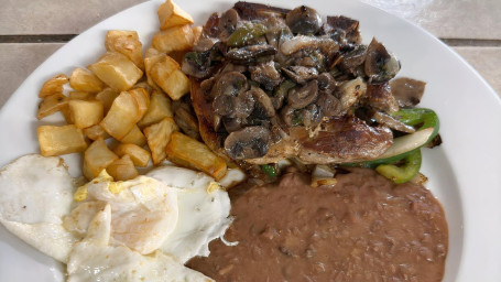 4. Plato De Chuleta De Puerco 4. Pork Chop Plate All Day