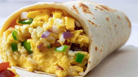 Pepper Egg Breakfast Burrito