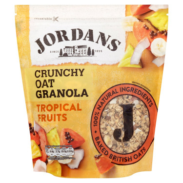 Jordans Croccante Avena Granola Tropicale 750G