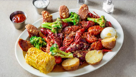 Boiled Crawfish 1Lb W/Sides